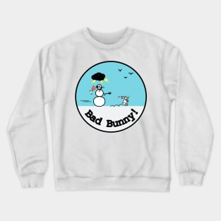 Frosty the Snowman and Bunny Crewneck Sweatshirt